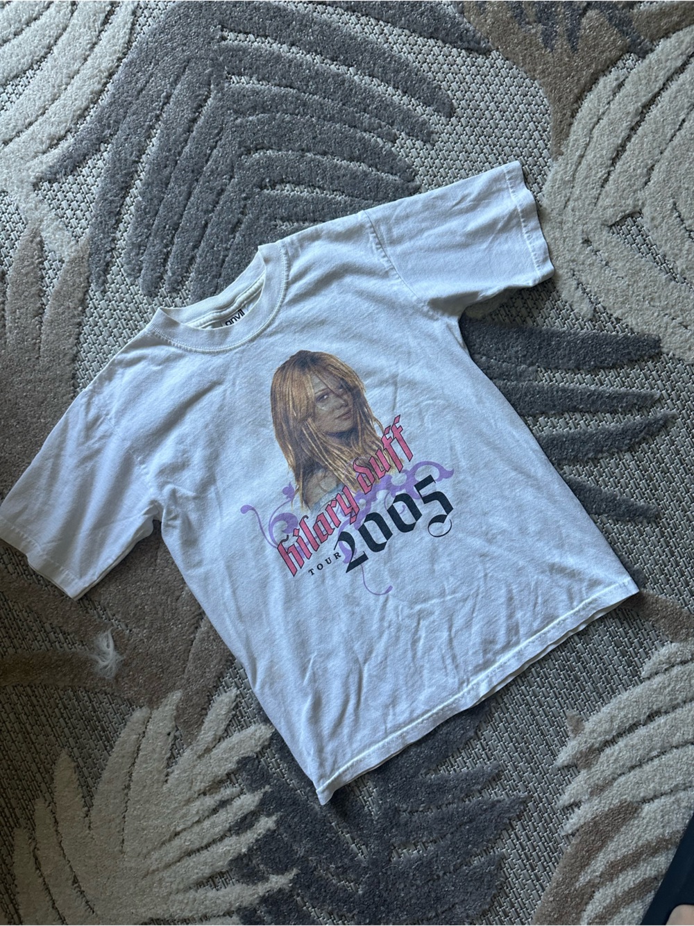 Hilary Duff 2005 Vintage Tour T Shirt